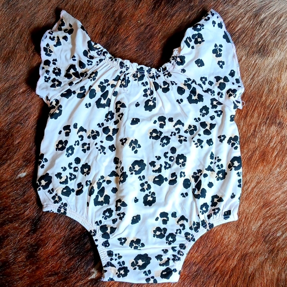 Mud Pie NWT Bamboo Leopard print Bubble - Picture 5 of 5